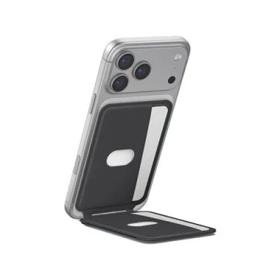 Skinarma magnetic foldable tripod with cardholder axis _ charcoal